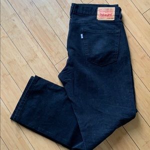 Levi’s 514 Black Corduroy Pants